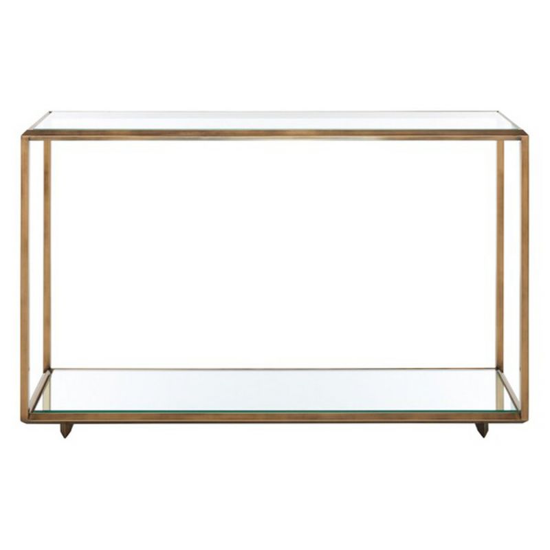 Safavieh - Couture - Florabella Mirrored Console Table - Bronze - SFV9519A