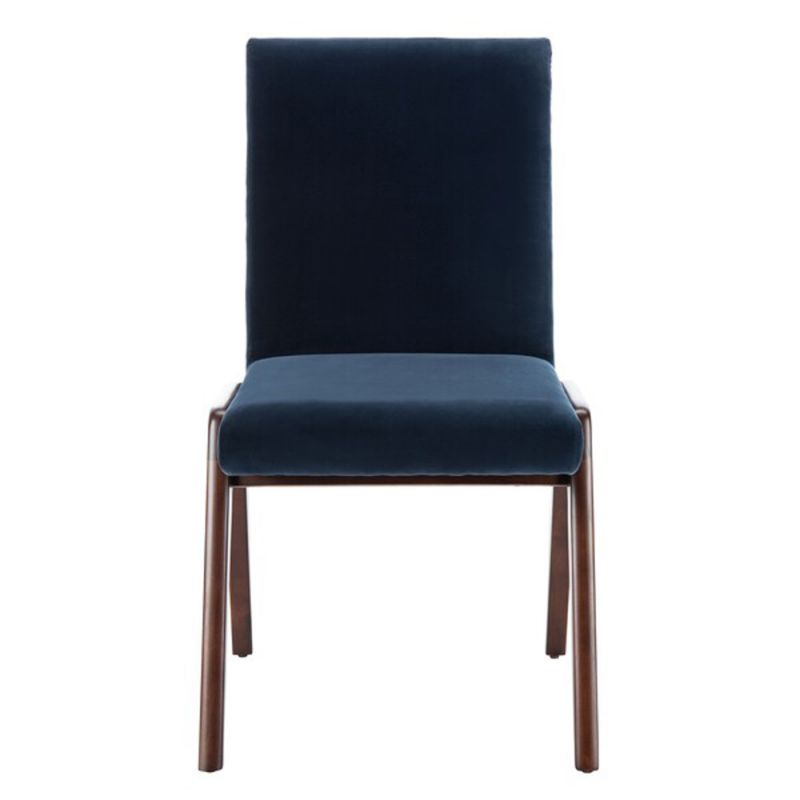 Safavieh - Couture - Forrest Dining Chair - Navy  (Set of 2) - SFV7502A-SET2