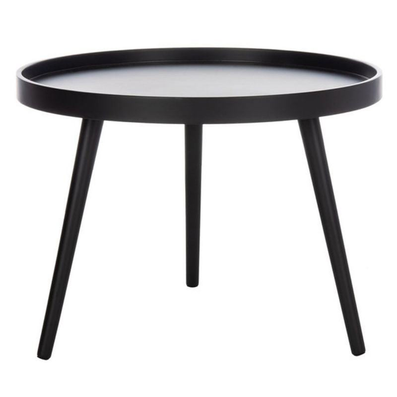 Safavieh - Fritz Round Tray Side Table - Black - ACC4204A