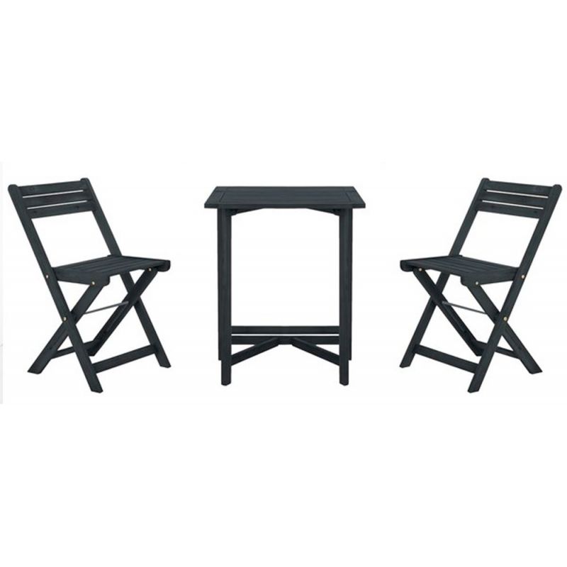 Safavieh - Gallo Balcony Bistro Set - Dark Slate Gray - PAT6751B