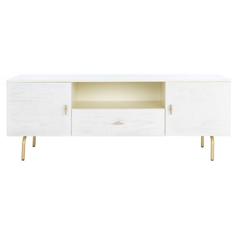 Safavieh - Genevieve Media Stand - Cream - White Washed - MED5000D