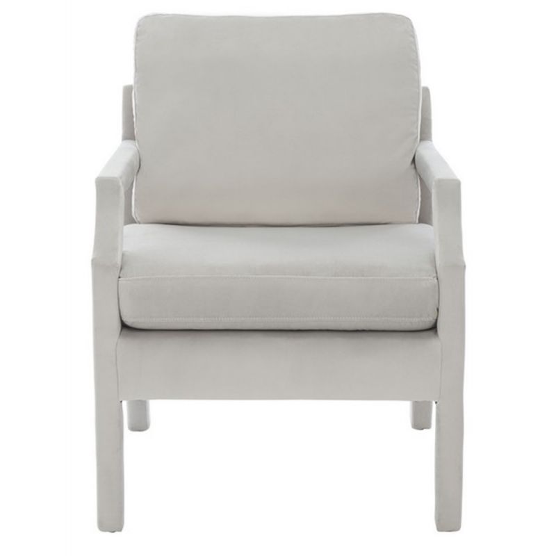 Safavieh - Genoa Upholstered Arm Chair - Light Grey - ACH4510B
