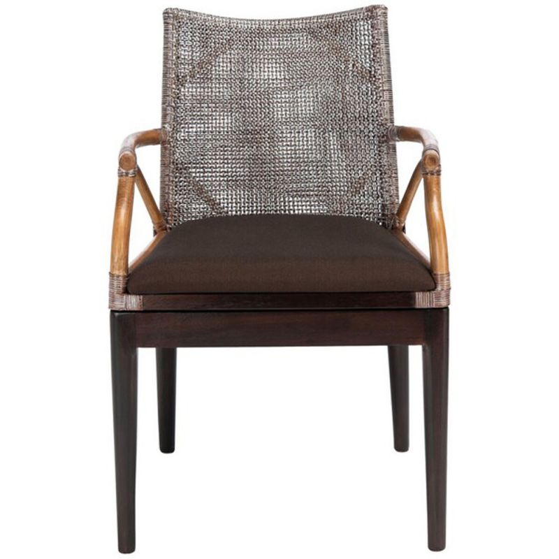 Safavieh - Gianni Arm Chair - Brown - Brown - SEA4011C