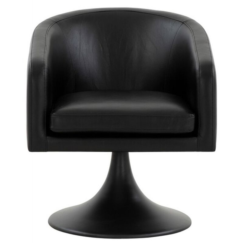 Safavieh - Couture - Gonzalez Pedastal Chair - Black - SFV4775B