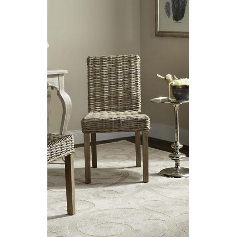 Safavieh - Grove Side Chair - Natural Unfinished - Rustic Gr  (Set of 2) - FOX6522A-SET2