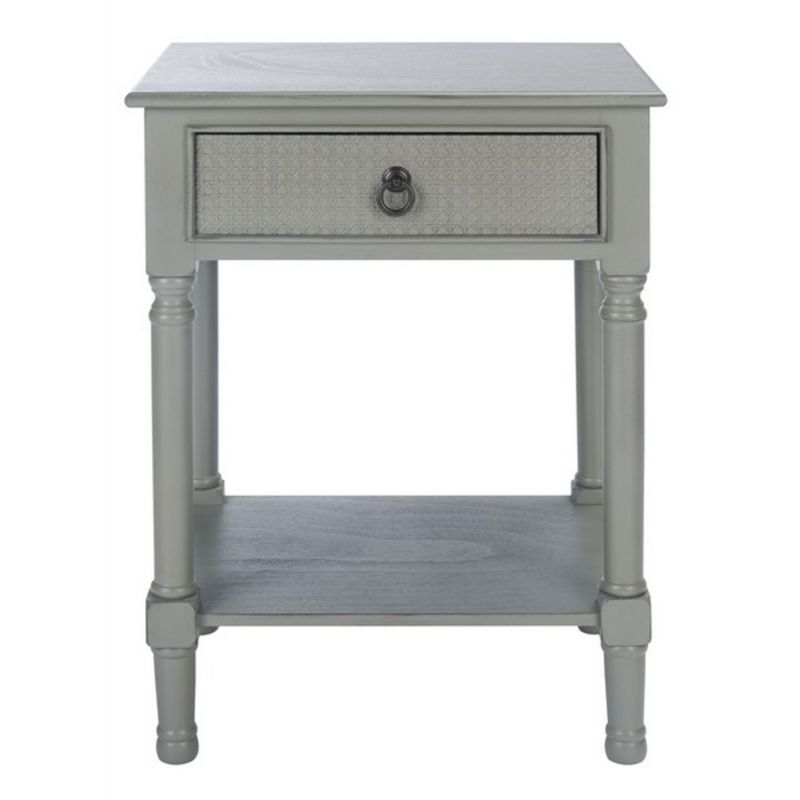 Safavieh - Haines 1Drw Accent Table - Distressed - Grey - ACC5720B