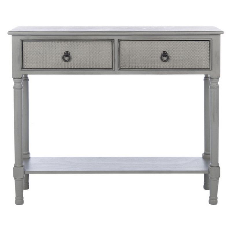 Safavieh - Haines 2Drw Console Table - Distressed - Grey - CNS5727B