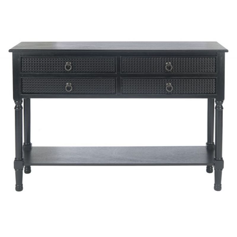 Safavieh - Haines 4Drw Console Table - Black - CNS5728A