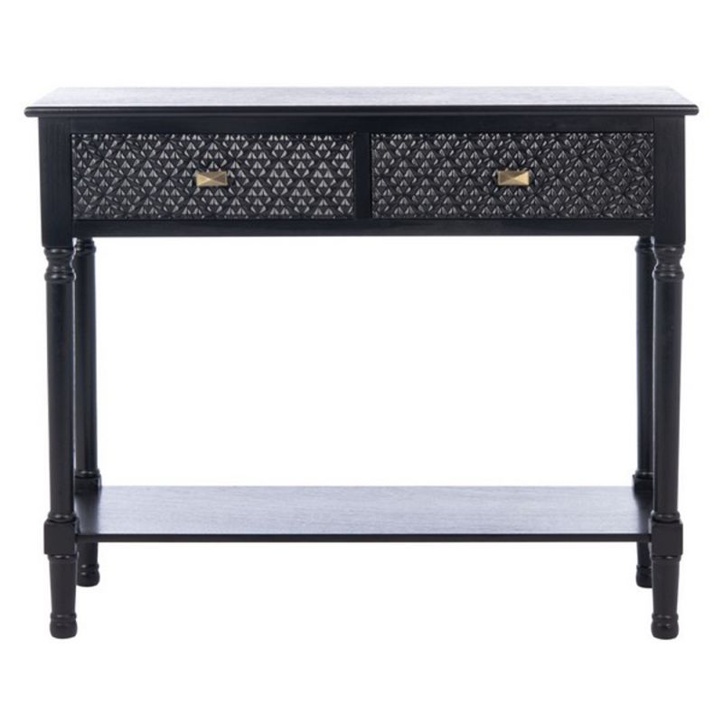 Safavieh - Halton 2Drw Console Table - Black - CNS5718B