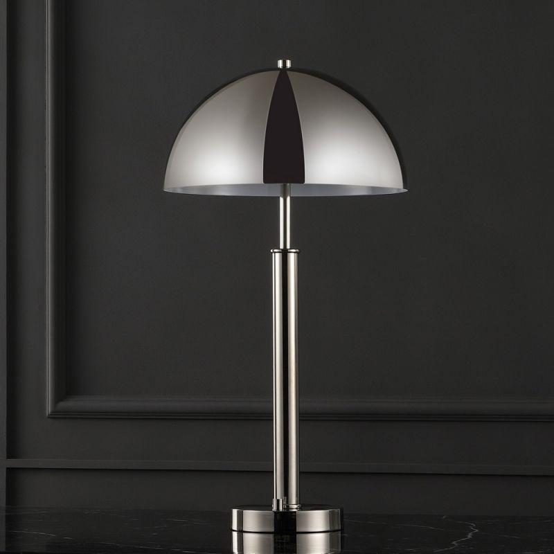 Safavieh - Couture - Harvey Metal Dome Table Lamp - Nickle - CTL1024B