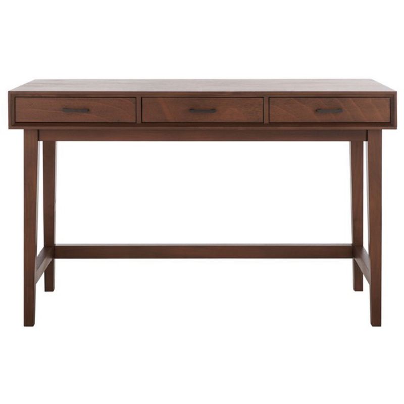 Safavieh - Hawthorn 3 Drawer Desk - Brown - DSK5709C
