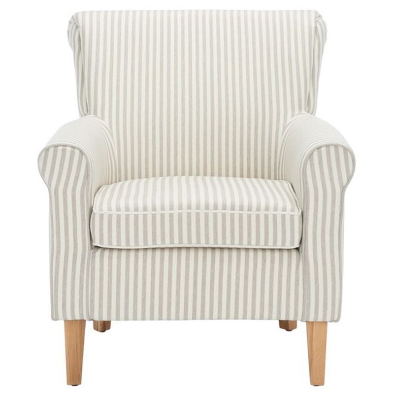 Safavieh - Hazina Chair - Beige Stripe  - MCR1002E