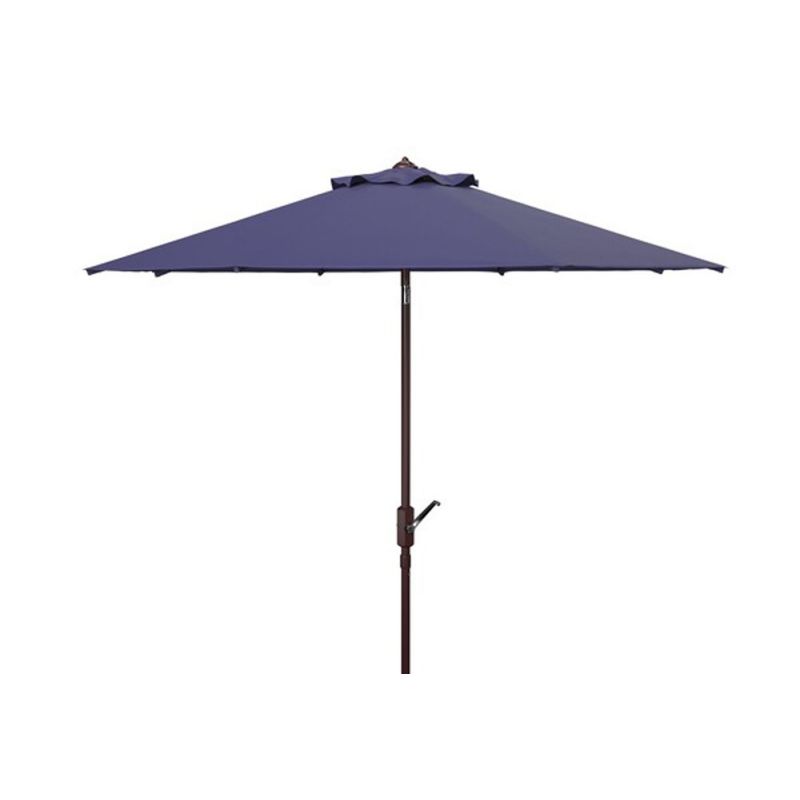 Safavieh - Herla 11Ft Auto Tilt Umbrella - Navy - PAT8101C