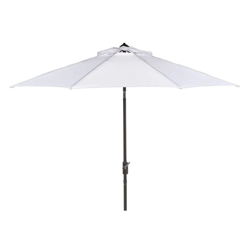 Safavieh - Herla 11Ft Auto Tilt Umbrella - White - PAT8101F