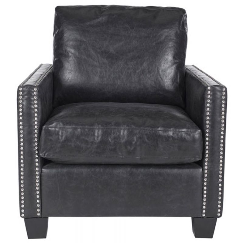 Safavieh - Horace Club Chair - Antique Black - MCR4736A