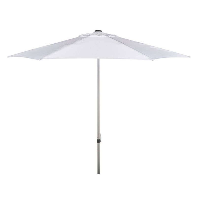 Safavieh - Hurst 9 Ft Push Up Umbrella - White - PAT8002F