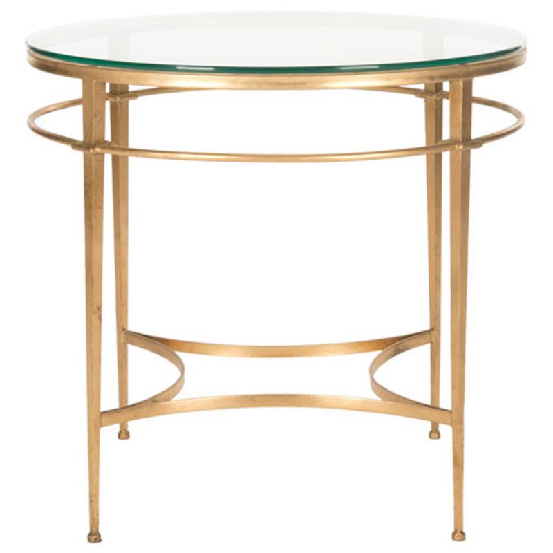 Safavieh - Couture - Ingmar Round Side Table - Gold - AMH8301A