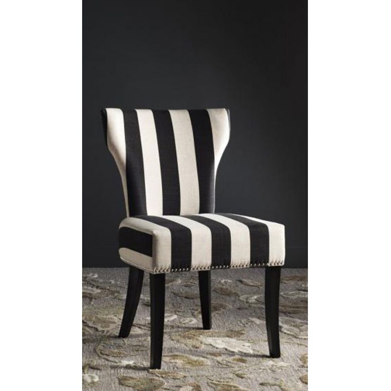 Safavieh - Jappic Side Chair - Black - White  (Set of 2) - MCR4706F-SET2