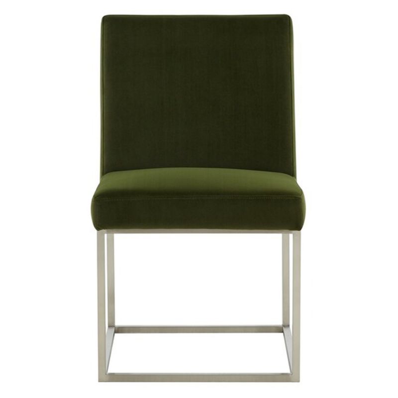 Safavieh - Couture - Jenette Dining Chair - Forest Green - Silver - KNT7042E