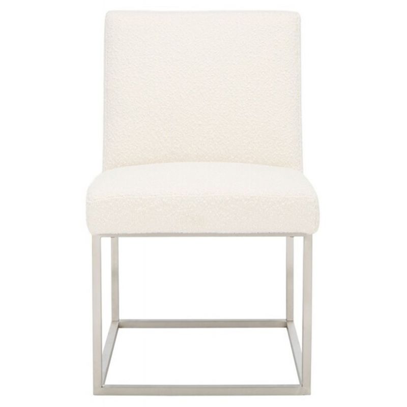 Safavieh - Couture - Jenette Dining Chair - Ivory - Silver - KNT7042D