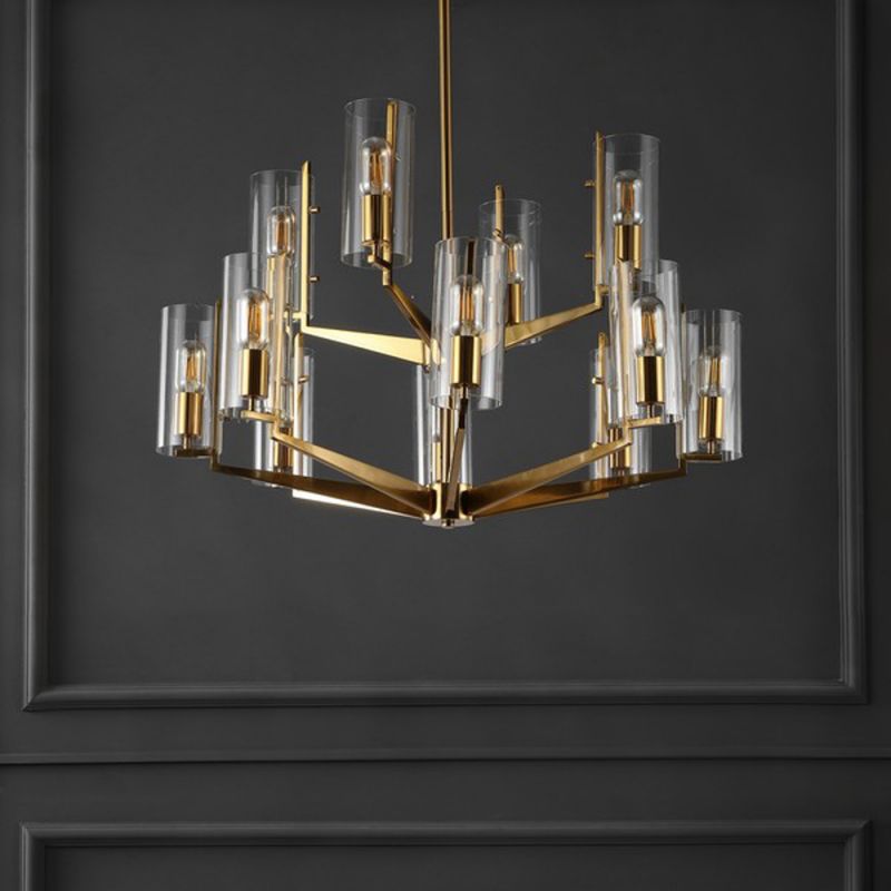 Safavieh - Couture - Jennica Glass Chandelier - Gold - CTL1008A