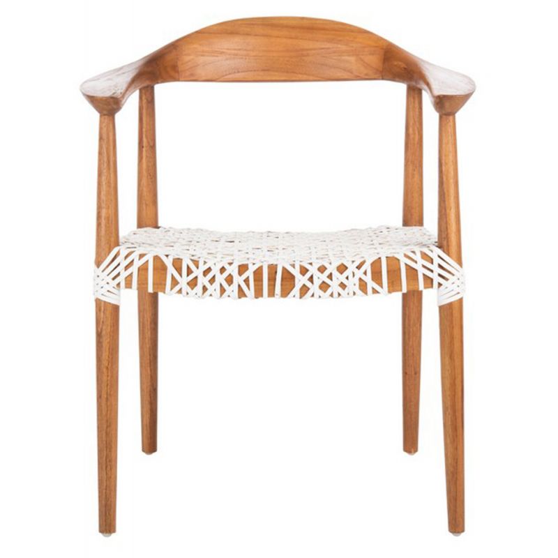 Safavieh - Juneau Accent Chair - Natural - White - ACH1003A