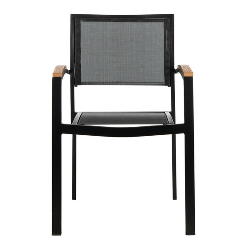 Safavieh - Kaelan Chair - Black - Brown  (Set of 2) - PAT4030A-SET2