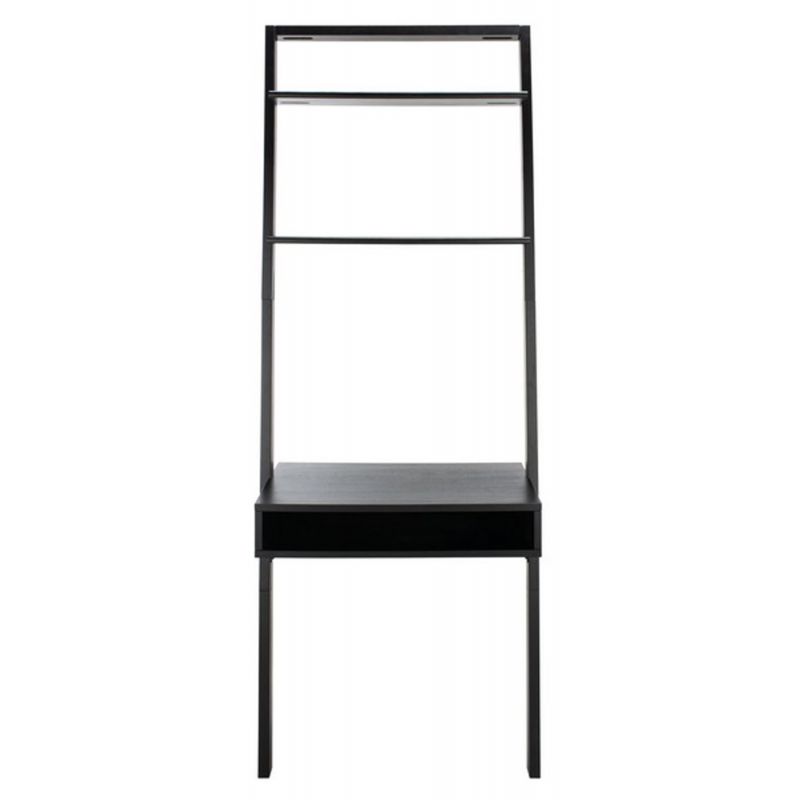 Safavieh - Kamy 2 Shelf Leaning Desk - Black - DSK9401D