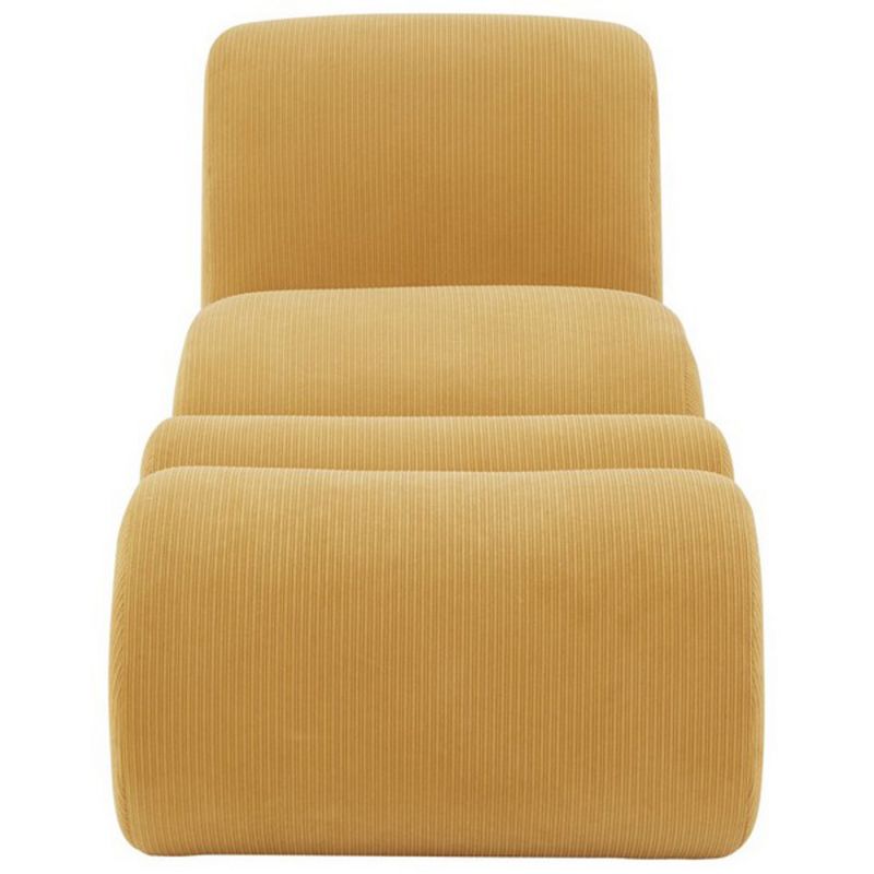 Safavieh - Couture - Kaolin Cordoroy Ac Chair & Ott - Mustard - SFV5097A