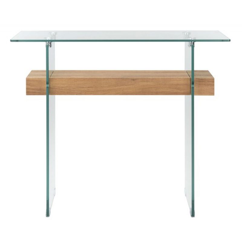 Safavieh - Kayley Console Table - Glass - Natural Brown - CNS7001D