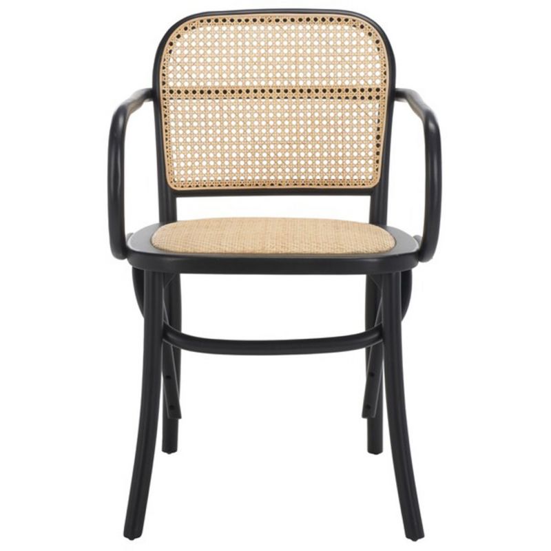 Safavieh - Keiko Cane Dining Chair - Black - Natural - DCH9503B