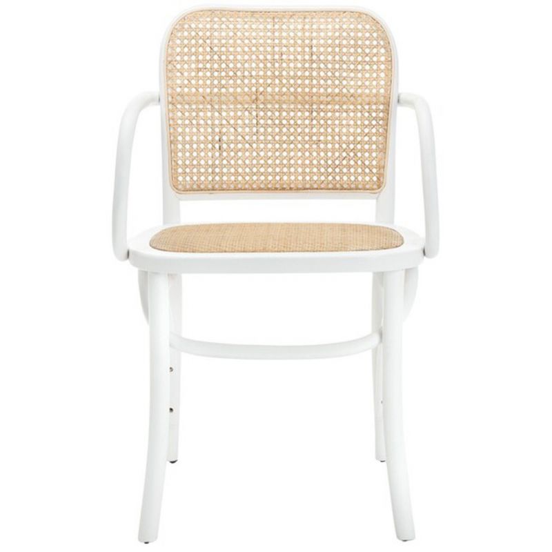 Safavieh - Keiko Cane Dining Chair - White - Natural - DCH9503A