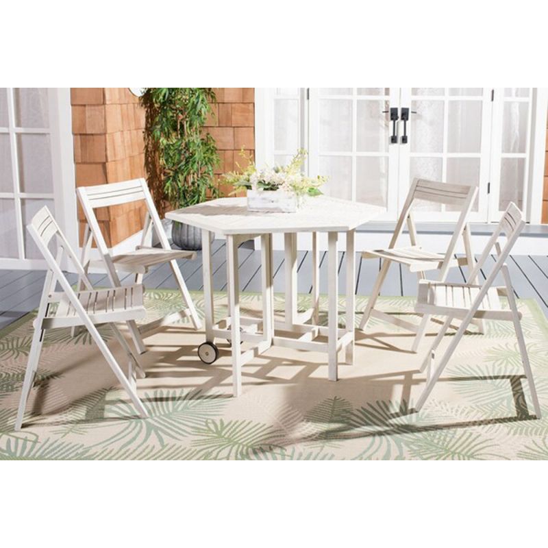 Safavieh - Kerman Table/Chair Set - White - PAT7000D