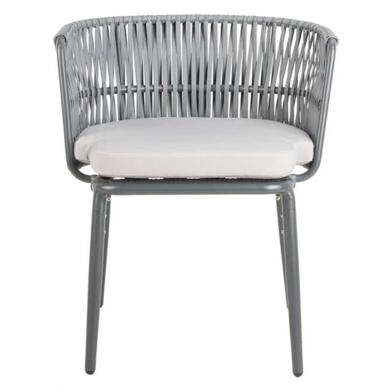 Safavieh - Kiyan Rope Chair - Grey  (Set of 2) - PAT4028A-SET2