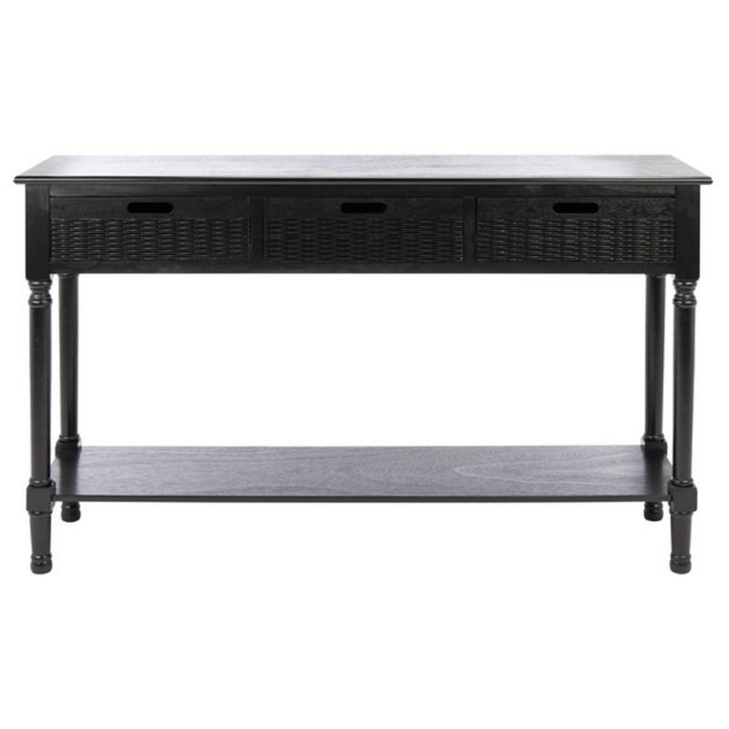 Safavieh - Landers 3Drw Console Table - Black - CNS5711B