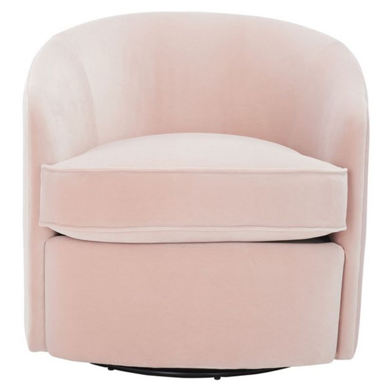 Safavieh - Lesley Swivel Barrel Chair - Light Pink - KNT4110C