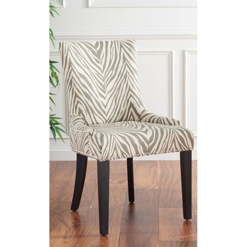Safavieh - Lester Dining Chair - Grey Zebra  (Set of 2) - MCR4709Q-SET2