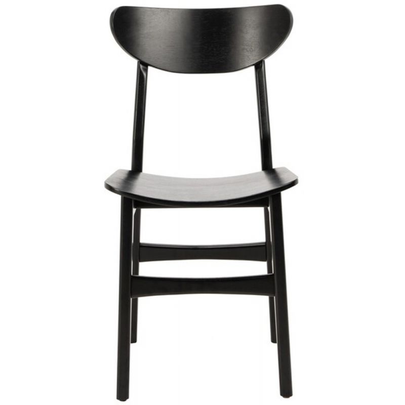 Safavieh - Lucca Retro Dining Chair - Black  (Set of 2) - DCH1001G-SET2