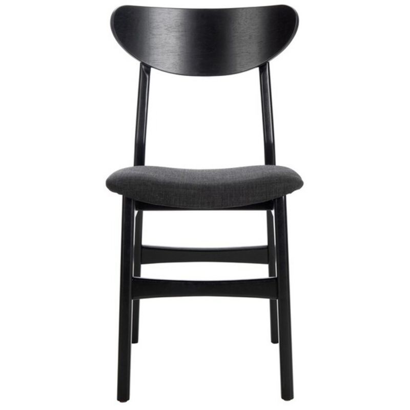 Safavieh - Lucca Retro Dining Chair - Black  (Set of 2) - DCH1001J-SET2