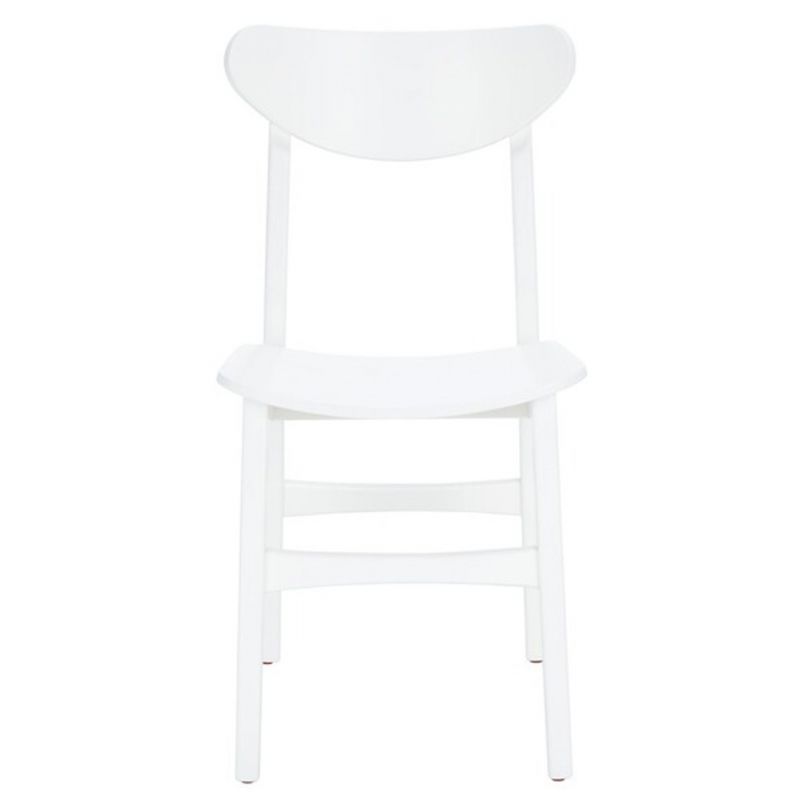 Safavieh - Lucca Retro Dining Chair - White  (Set of 2) - DCH1001K-SET2