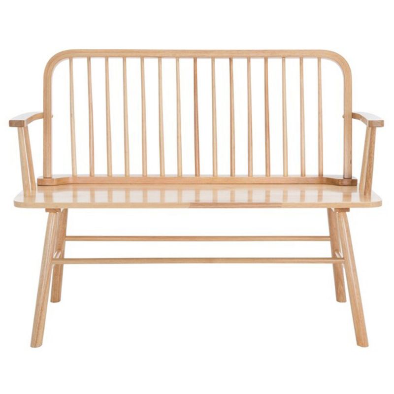 Safavieh - Lucilia Spindle Bench - Natural - BCH8501A