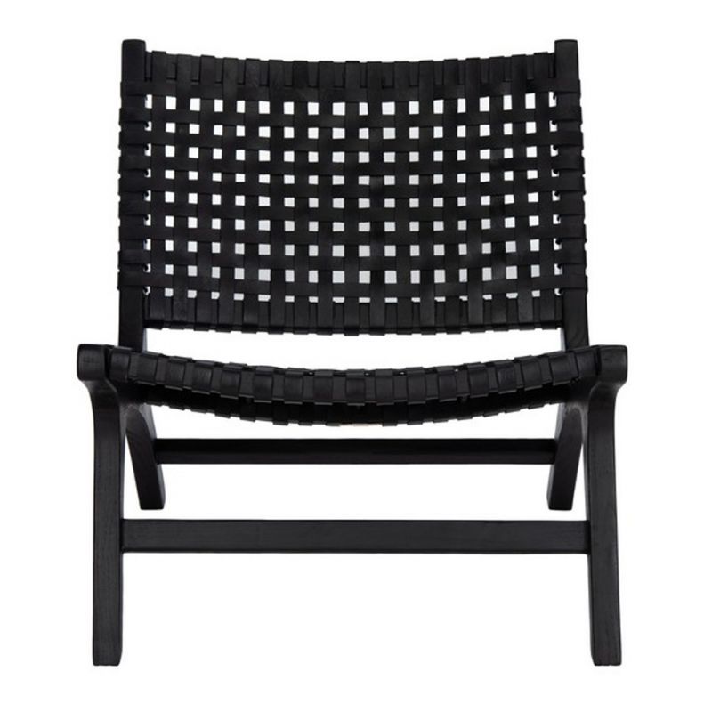 Safavieh - Luna Accent Chair - Black - Black - ACH1002D