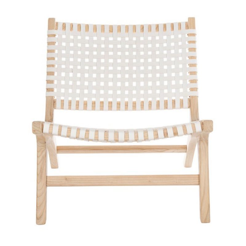 Safavieh - Luna Accent Chair - White - Natural - ACH1002A