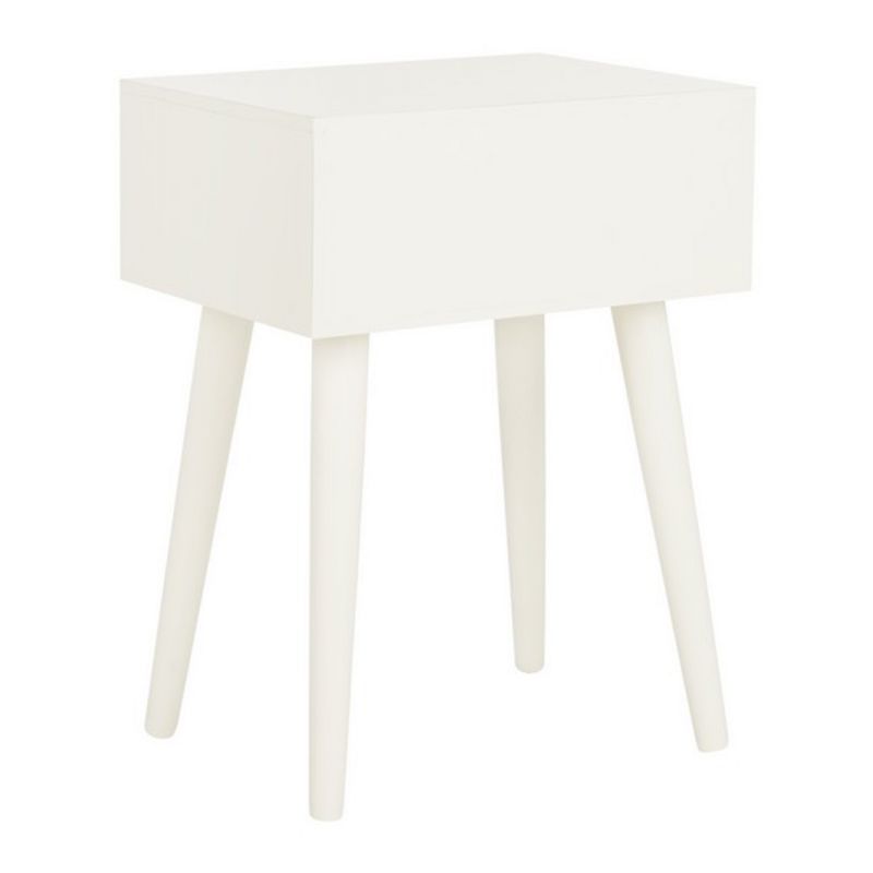 Safavieh - Lyle One Drawer Side Table - Antique - White - ACC5702A