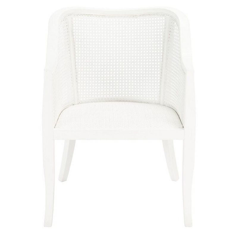 Safavieh - Maika Cane Dining Chair - White - White - DCH9500A