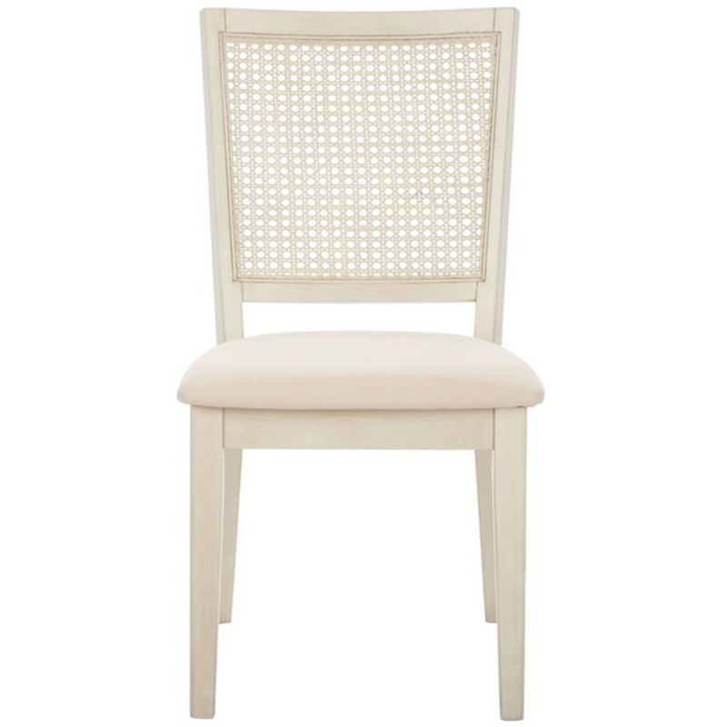 Safavieh - Margo Dining Chair - White Washed - Beige  (Set of 2) - DCH1012A-SET2