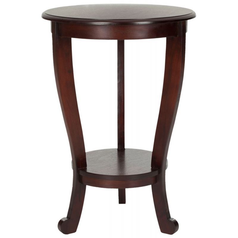 Safavieh - Mary Pedestal Table - Dark Cherry - AMH5711D