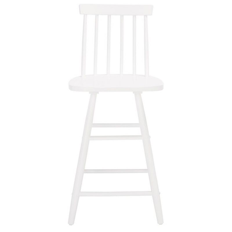 Safavieh - May Wood Counter Stool - White - BST1405C