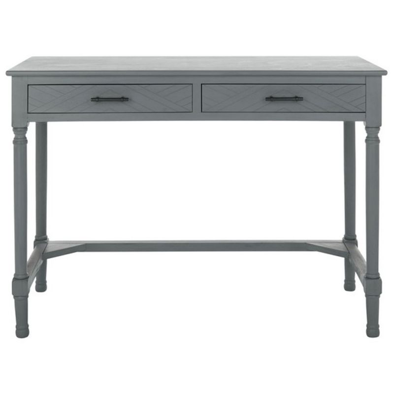 Safavieh - Mckinlee 2 Drawer Desk - Distressed Grey - DSK5705B