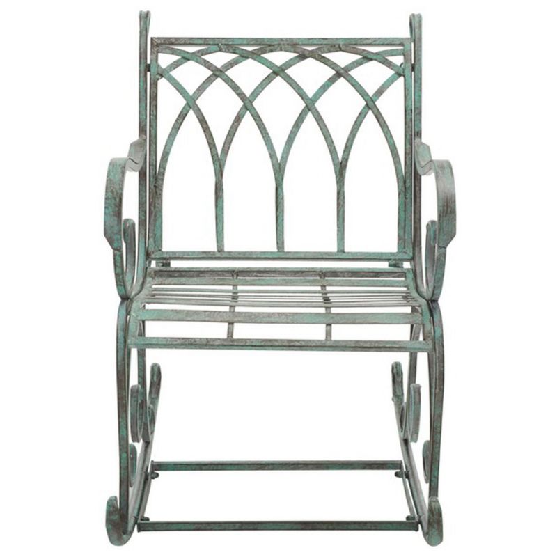 Safavieh - Medrano Rocking Chair - Antique Dark Green  - PAT5030D